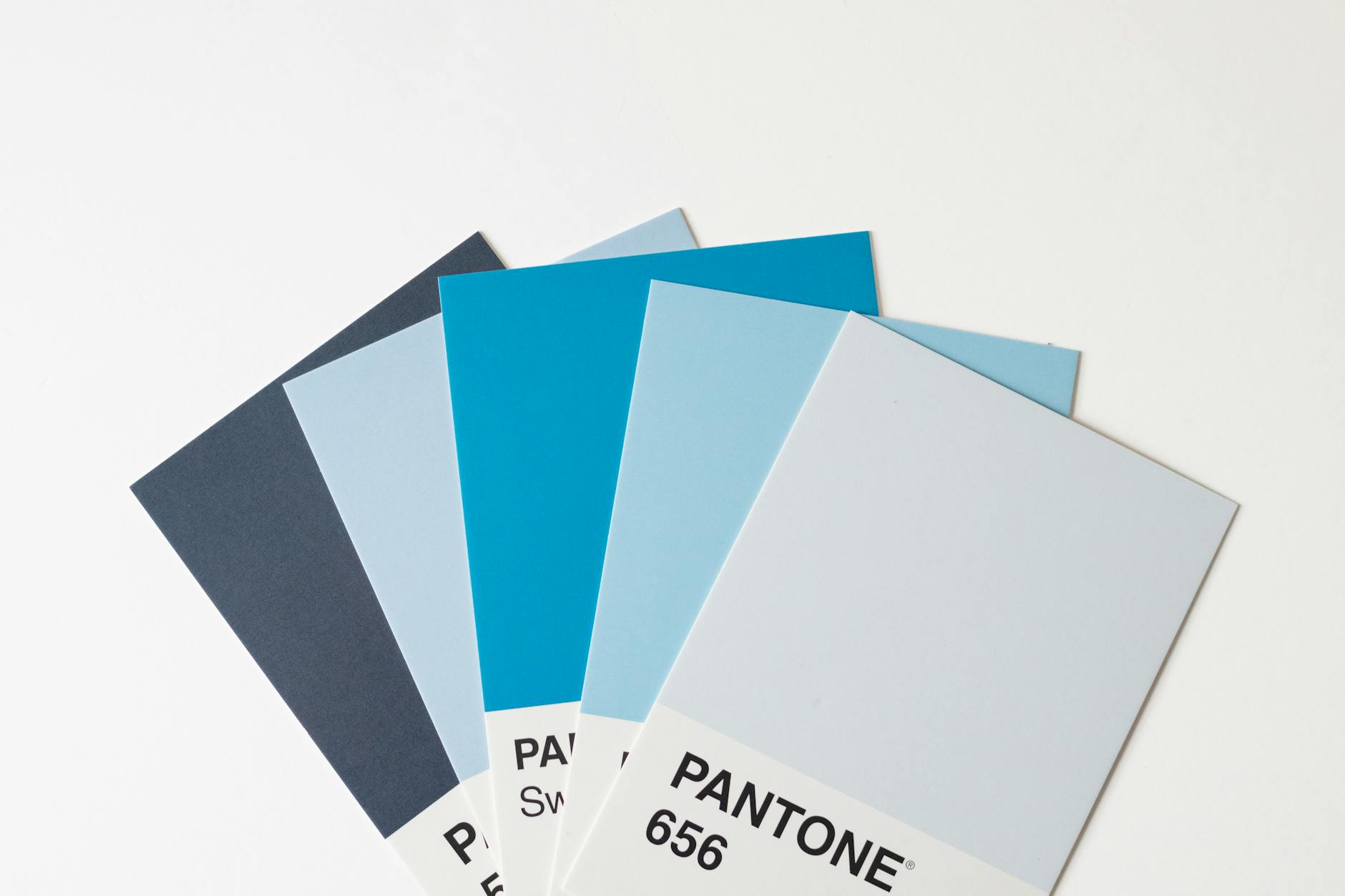 Colorful fabric swatches arranged for professional color analysis consultation