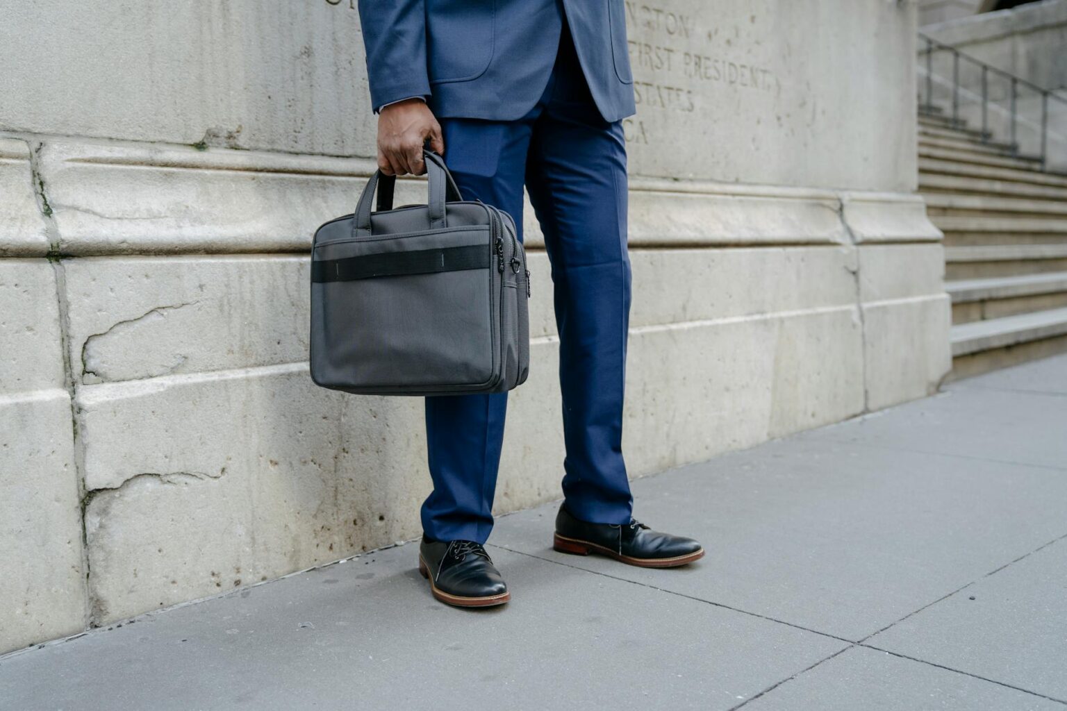 Professional platform shoes displayed in modern office setting