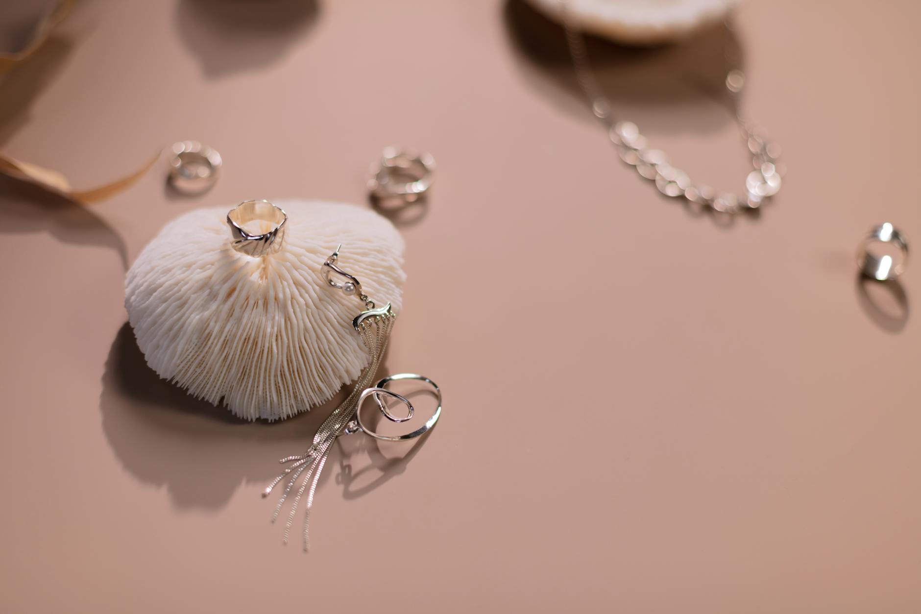 Carefully arranged vintage jewelry pieces showcasing intricate metalwork and gemstones