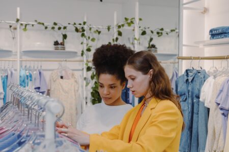Old Navys Fashion Stumble Puts Gap Inc.s Biggest Brand on Notice Interior of a mass-market retail clothing store with folded garments on display