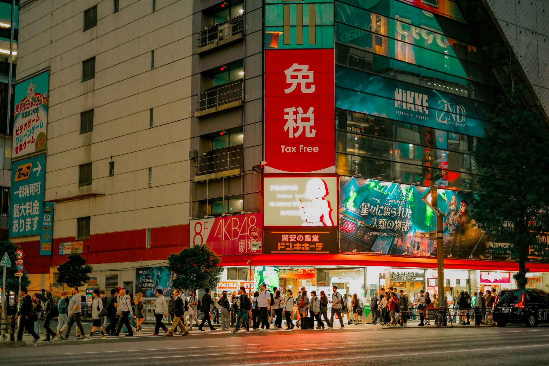 Curated Tokyo-style shop interior with books and clothing on display