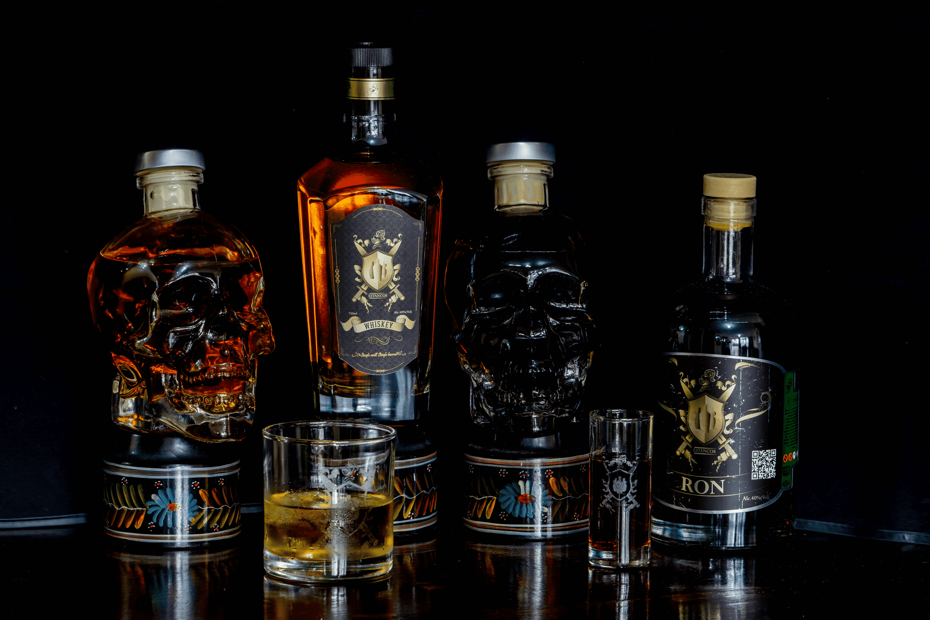 A premium whisky bottle displayed against a dark background suggesting rarity and craft