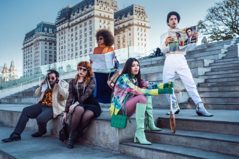 Terry Newmans Book Reframes Motherhood Through Fashions Boldest Women Black and white fashion editorial photo evoking personal style and individuality