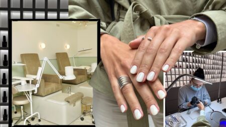 Ukrainian Manicures Are Taking Over U.S. Nail Salons Close-up of a professional nail technician performing a precise manicure on a client's hand